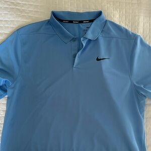 Nike Men's Light Blue Polo Shirt